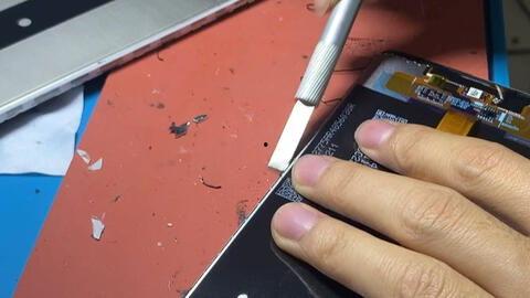 国产平板拆外屏视频,拆解外屏工艺与细节解析